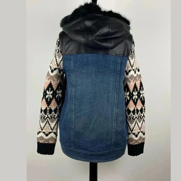 Yigal x Aqua Mixed Media Jacket - Picture 4 of 8